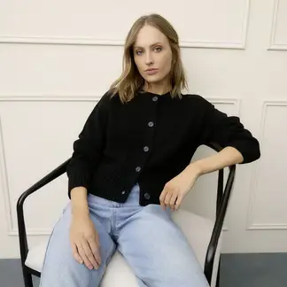 BASEMENT - Cardigan Mujer de Algodón