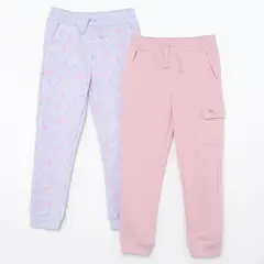 YAMP - Pantalón para Niña Pack de 2 unidades de Algodón