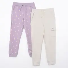 YAMP - Pantalón para Niña Pack de 2 unidades de Algodón