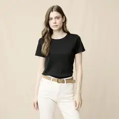 LA MARTINA - Camiseta Mujer Manga corta de Algodón