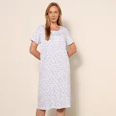 SOUTHLAND - Camisa de dormir para Mujer de Algodón