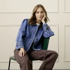 BASEMENT - Chaqueta de jean Mujer de Algodón