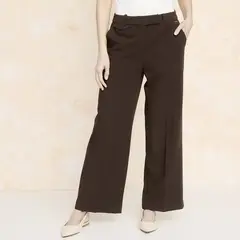 STEFANO COCCI - Pantalón Wide leg Mujer Tiro medio Poliéster