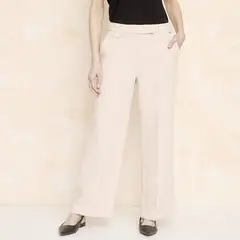STEFANO COCCI - Pantalón Wide leg Mujer Tiro medio Poliéster