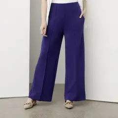 APOLOGY - Pantalón Wide leg Mujer Tiro medio