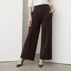 APOLOGY - Pantalón Wide leg Mujer Tiro medio