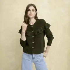 UNIVERSITY CLUB - Saco Mujer Acrílico