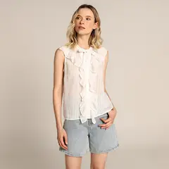 UNIVERSITY CLUB - Blusa Mujer Sin Mangas