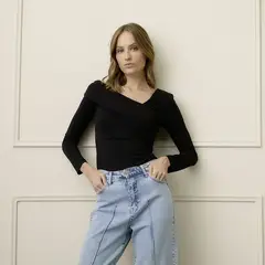 BASEMENT - Blusa Mujer Manga larga