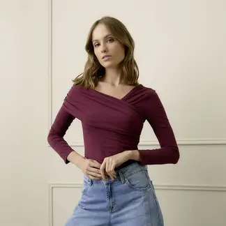 BASEMENT - Blusa Mujer Manga larga