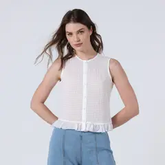 BASEMENT - Blusa Mujer Sin mangas