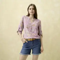 UNIVERSITY CLUB - Blusa Mujer Manga 3/4