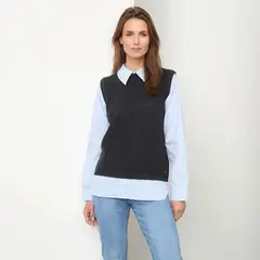 APOLOGY - Chaleco Mujer Tejido Acrílico