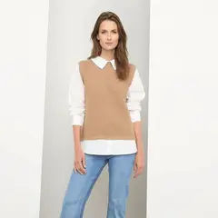 APOLOGY - Chaleco Mujer Tejido Acrílico