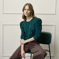 BASEMENT - Sacos Mujer Manga larga de Algodón