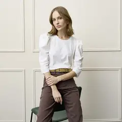 BASEMENT - Sacos Mujer Manga larga de Algodón