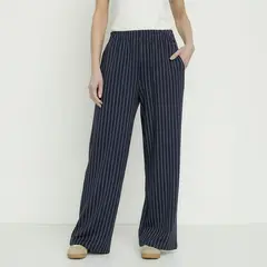NEWPORT - Pantalón Wide leg Mujer Tiro medio