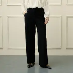 BASEMENT - Pantalón Recto Mujer Tiro medio
