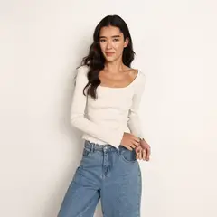 DOO AUSTRALIA - Blusa Mujer Manga larga de Algodón