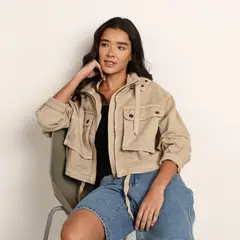 DOO AUSTRALIA - Chaqueta Mujer Cargo de Algodón