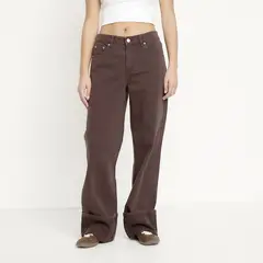 SYBILLA - Jean Wide Leg Para Mujer De Algodón