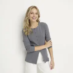 SYBILLA - Saco Mujer Manga larga de Algodón brand2047