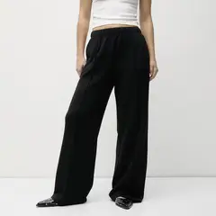 SYBILLA - Pantalón Mujer Tiro medio Modal