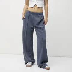 SYBILLA - Pantalón Mujer Tiro medio Modal