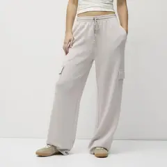 SYBILLA - Pantalón Cargo Mujer Tiro medio