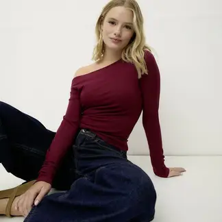 SYBILLA - Blusa Mujer Manga larga