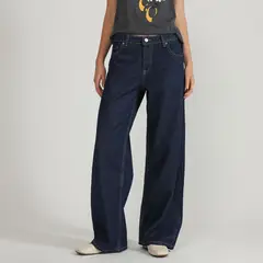 SYBILLA - Jean Wide leg Mujer Tiro medio