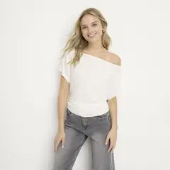 SYBILLA - Blusa Mujer Manga corta