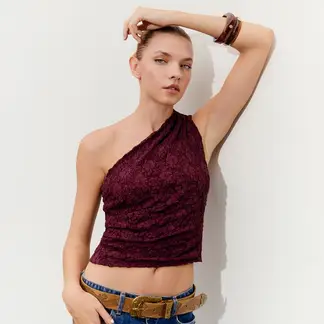 SYBILLA - Blusa Mujer Sin mangas