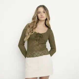 SYBILLA - Blusa Mujer Manga larga