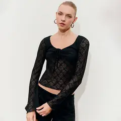 SYBILLA - Blusa Mujer Manga larga