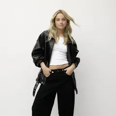 SYBILLA - Chaqueta Efecto cuero