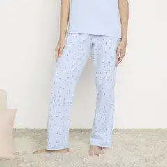 SYBILLA - Pantalón de pijama para Mujer de Algodón