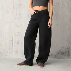 DENIMLAB - Jean Balloon Mujer Tiro medio