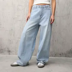 DENIMLAB - Jean Wide leg Mujer Tiro medio