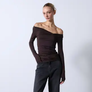 DENIMLAB - Blusa Mujer Manga larga de Poliamida brand588