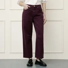 BASEMENT - Jean Balloon Mujer Tiro medio