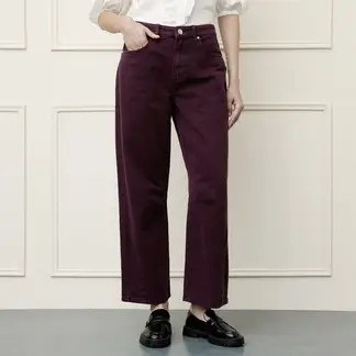 BASEMENT - Jean Balloon Mujer Tiro medio