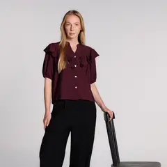 APOLOGY - Blusa Mujer Bolero Manga corta