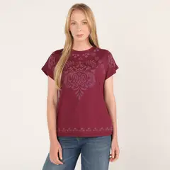 NEWPORT - Camiseta Mujer Manga corta de Algodón