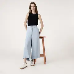 STEFANO COCCI - Jean Culotte Mujer Lyocell