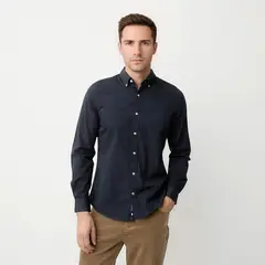 UNIVERSITY CLUB - Camisa Hombre Manga larga de Algodón