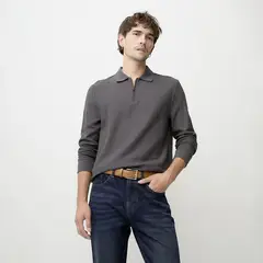 BASEMENT - Camiseta Hombre Manga Larga