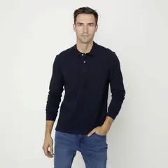 UNIVERSITY CLUB - Camiseta polo Hombre Manga larga de Algodón