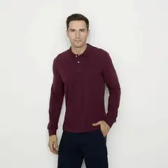 UNIVERSITY CLUB - Camiseta polo Hombre Manga larga de Algodón