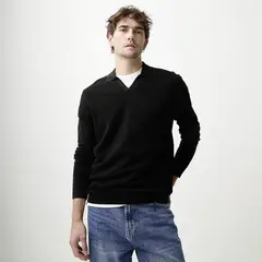 BASEMENT - Camiseta Hombre Manga Larga